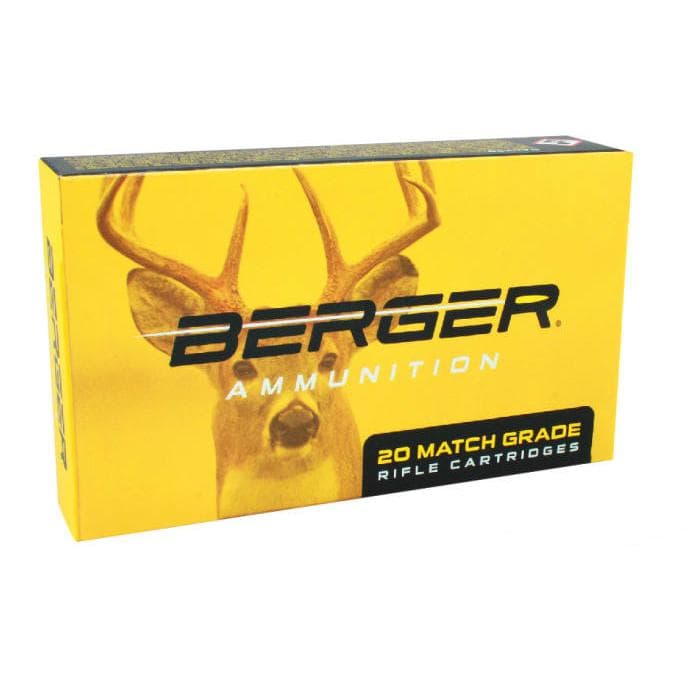 Berger Elite Hunter Rifle Ammunition 7MM PRC 195GR HPBT 2825 FPS 20/Ct