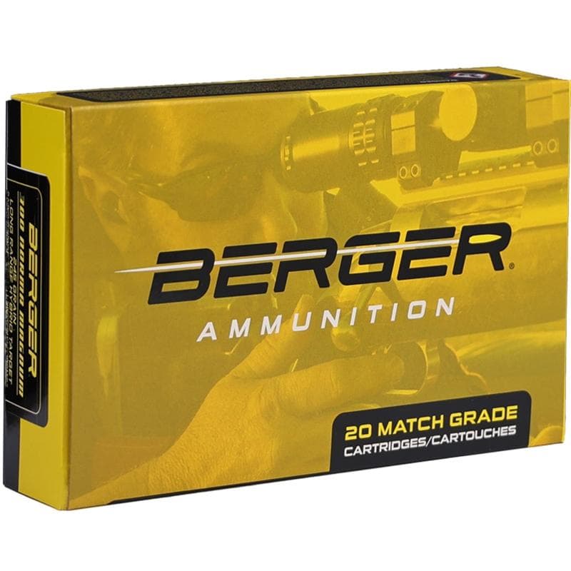 Berger OTM Tactical Rifle Ammunition .338 Norma MAG 300GR OTM 2725 FPS 20/Ct