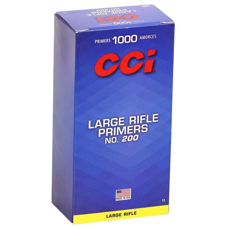 CCI Standard Primers #200 Large Rifle - 1000/Ct