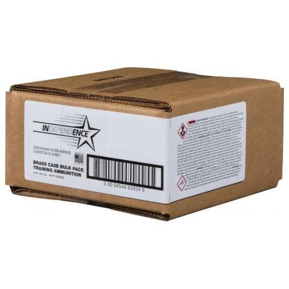 CCI Independence Brass Handgun Ammunition .40 S&W 180 Gr FMJ 1000 FPS 500/Ct