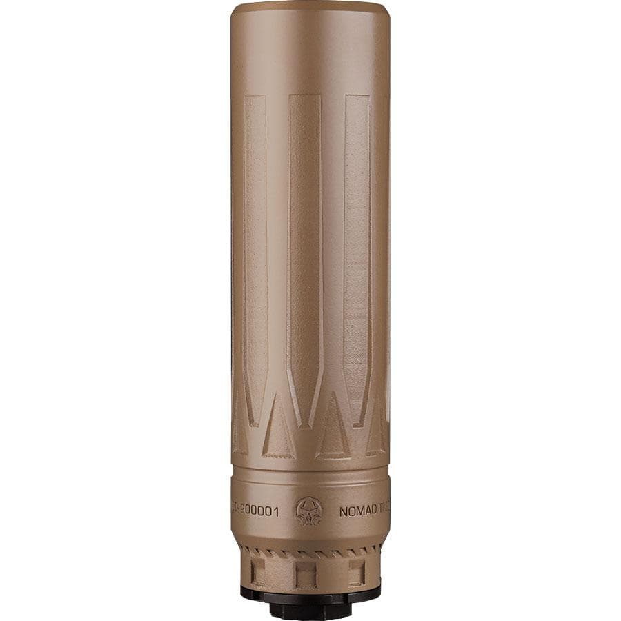 Dead Air Nomad-Ti XC Silencer W/Direct Thread 5/8-24 HUB Mount 7.62mm(.30 Cal) FDE