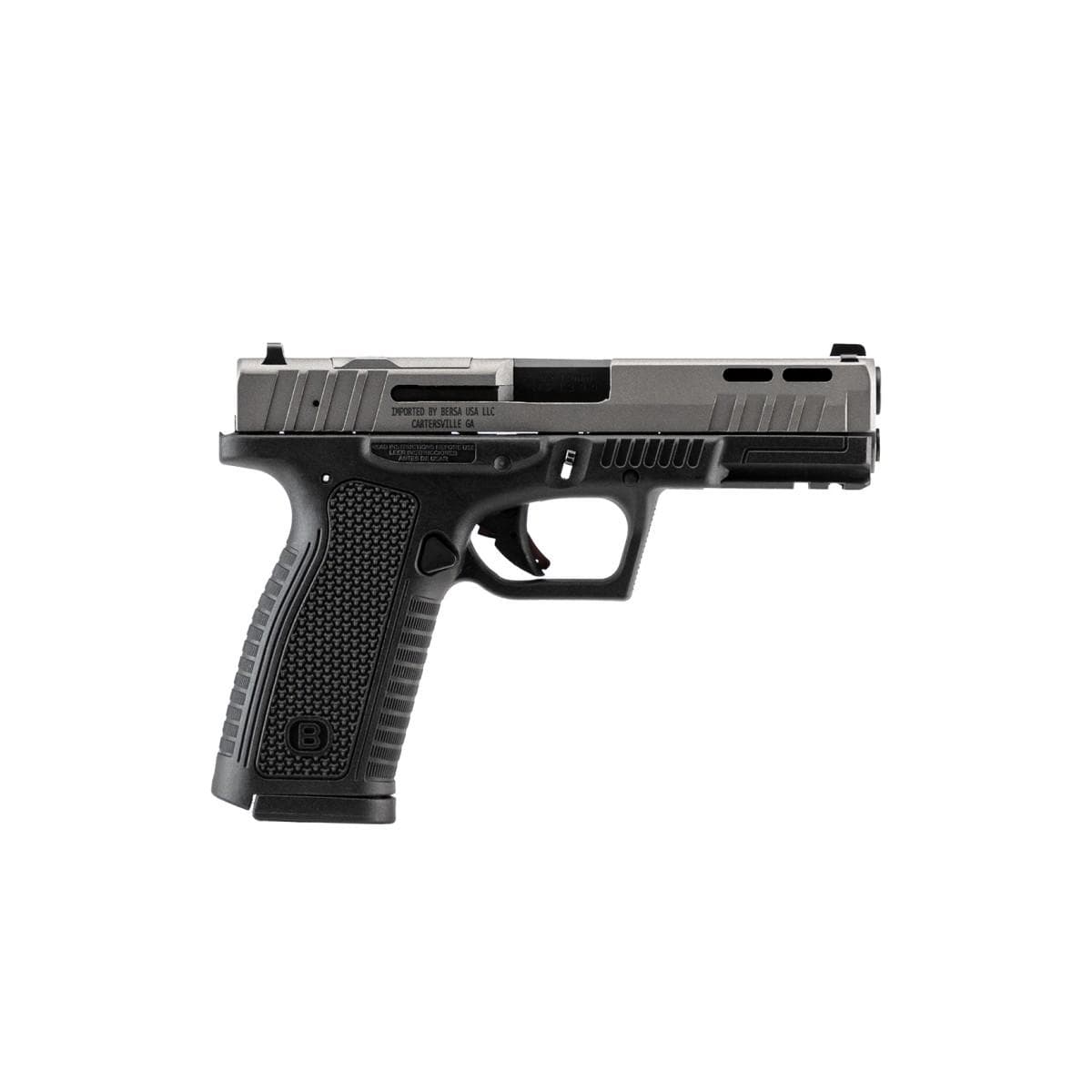 Bersa BP9FS 9MM 17RD Magazine (2) 4.25" Barrel Matte Black Optics Ready