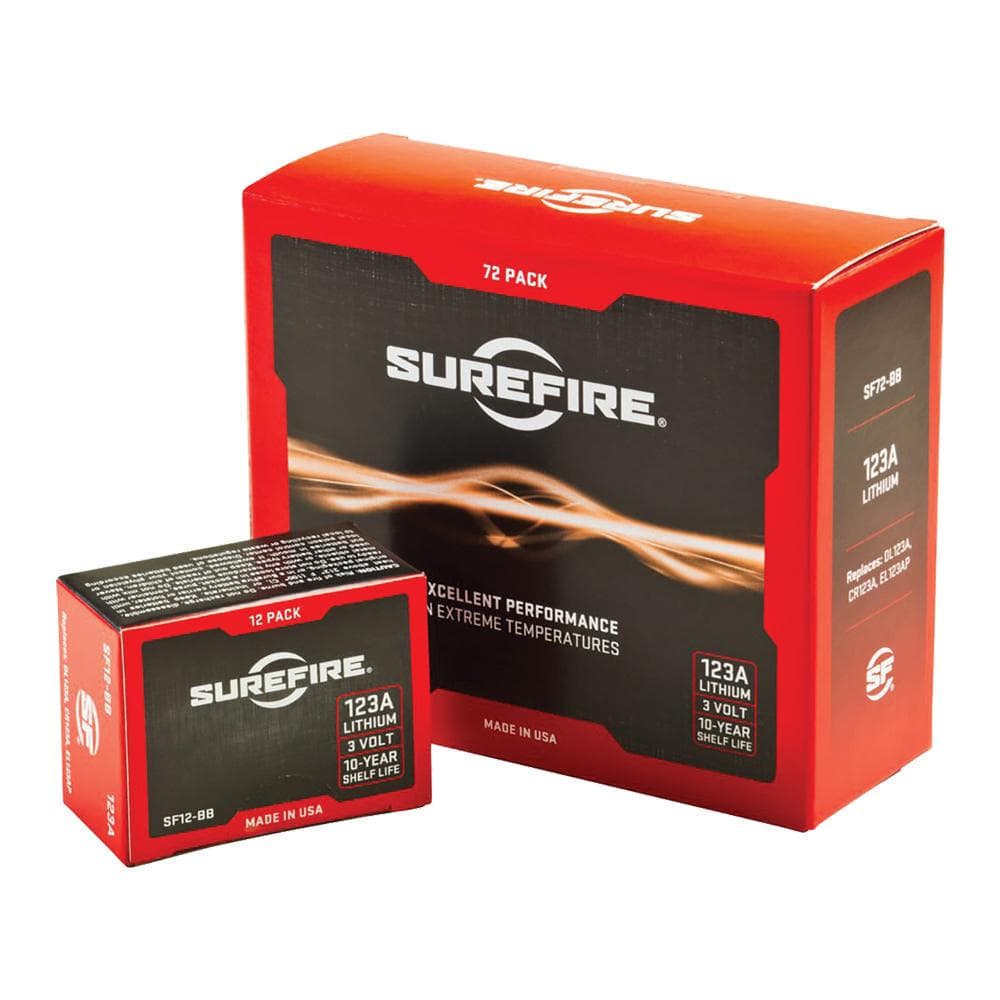 Surefire 123A Lithium Batteries 12/Ct