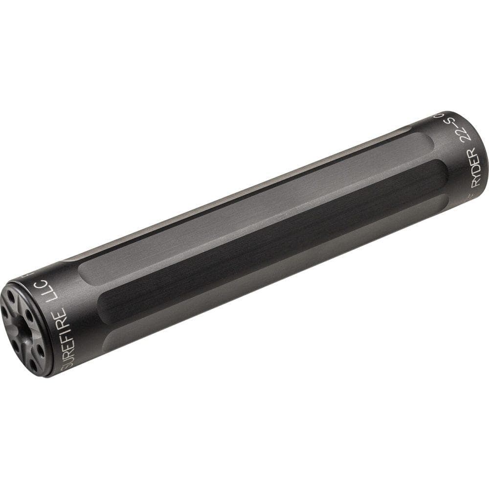 Surefire SF Ryder 22-S Suppressor .22 LR/.22 WMR/.17 HMR Direct Thread 1/2-28 Stainless Steel Black