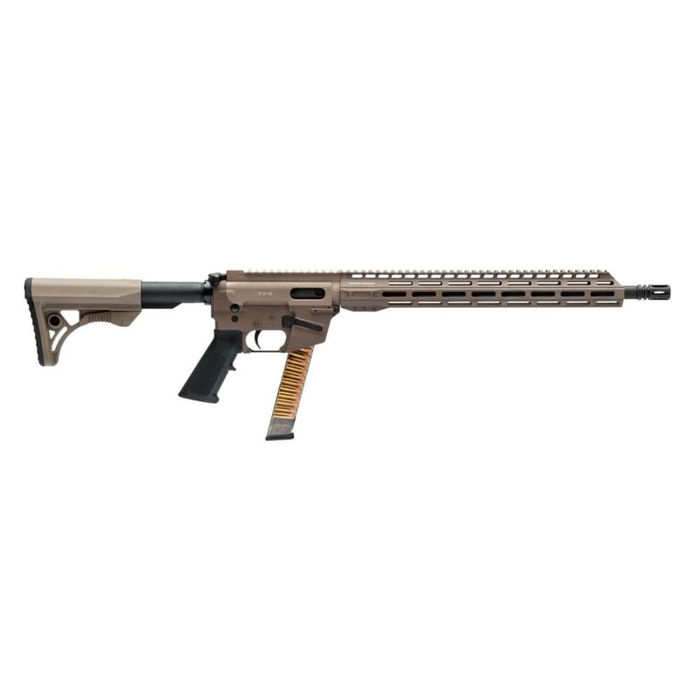 Freedom Ordnance FX9 AR Rifle 9MM Luger 33RD Magazine 16" Barrel FDE