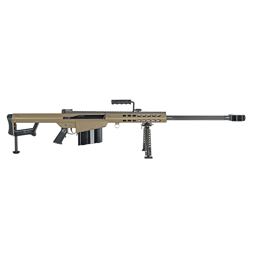 Barrett Model 82A1 Rifle .50 BMG 10RD Magazine(1) 29" Fluted Barrel W/Bipod FDE Finish