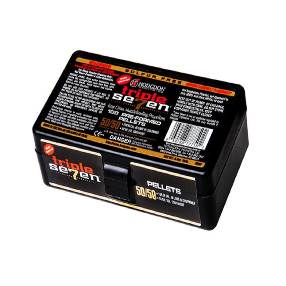 Hodgdon Triple Seven Pellets - .50 Cal 50 Gr Pellets - 100/Ct