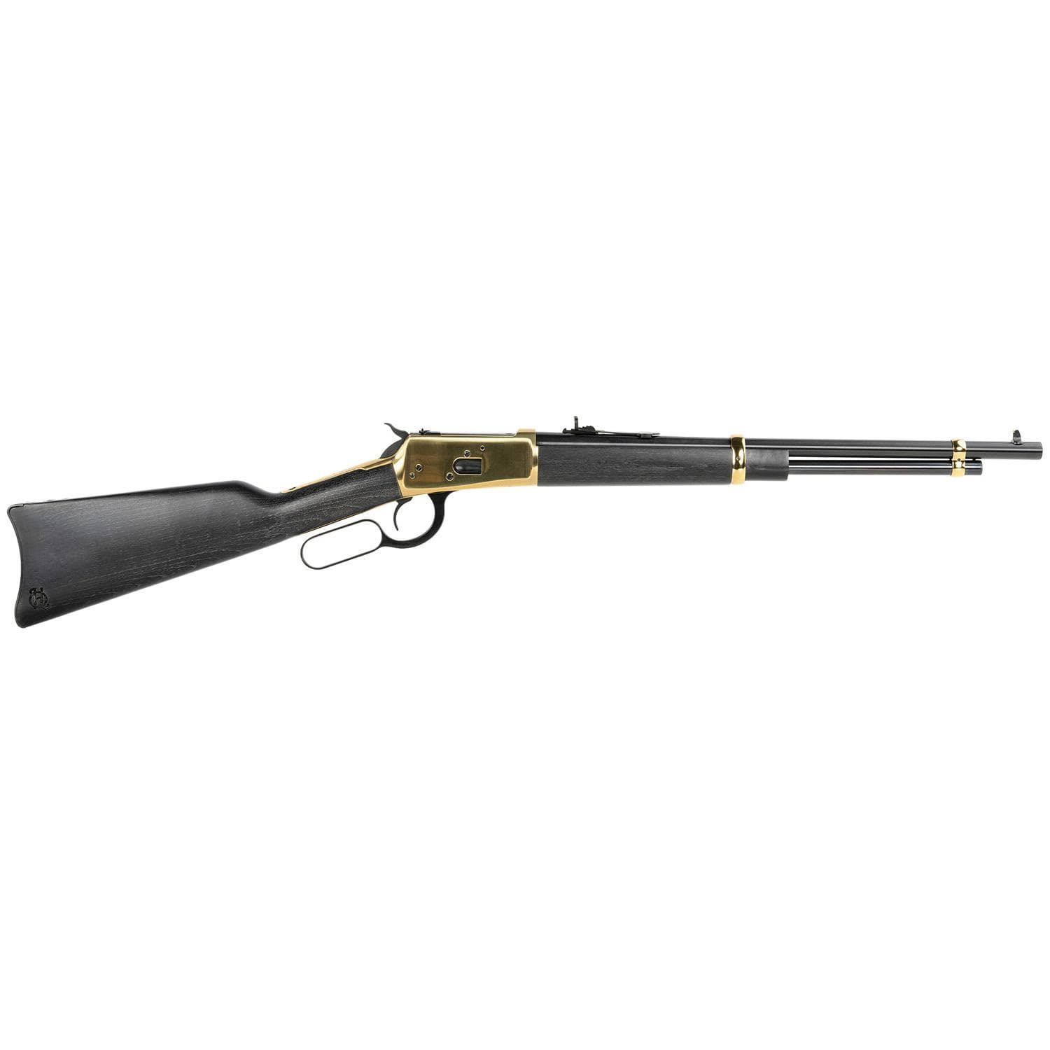 Heritage 92 Lever Action Rifle .357 MAG/.38 Spl 8RD Capacity 18" PVD Gold Barrel Wood Stock