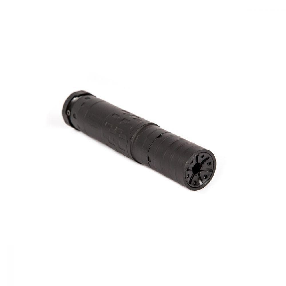 Silencerco Omega 36M Rifle Suppressor 5.7X28MM to 9MM Luger/ 5.56 NATO to .338 LPM Stainless Steel/Titanium