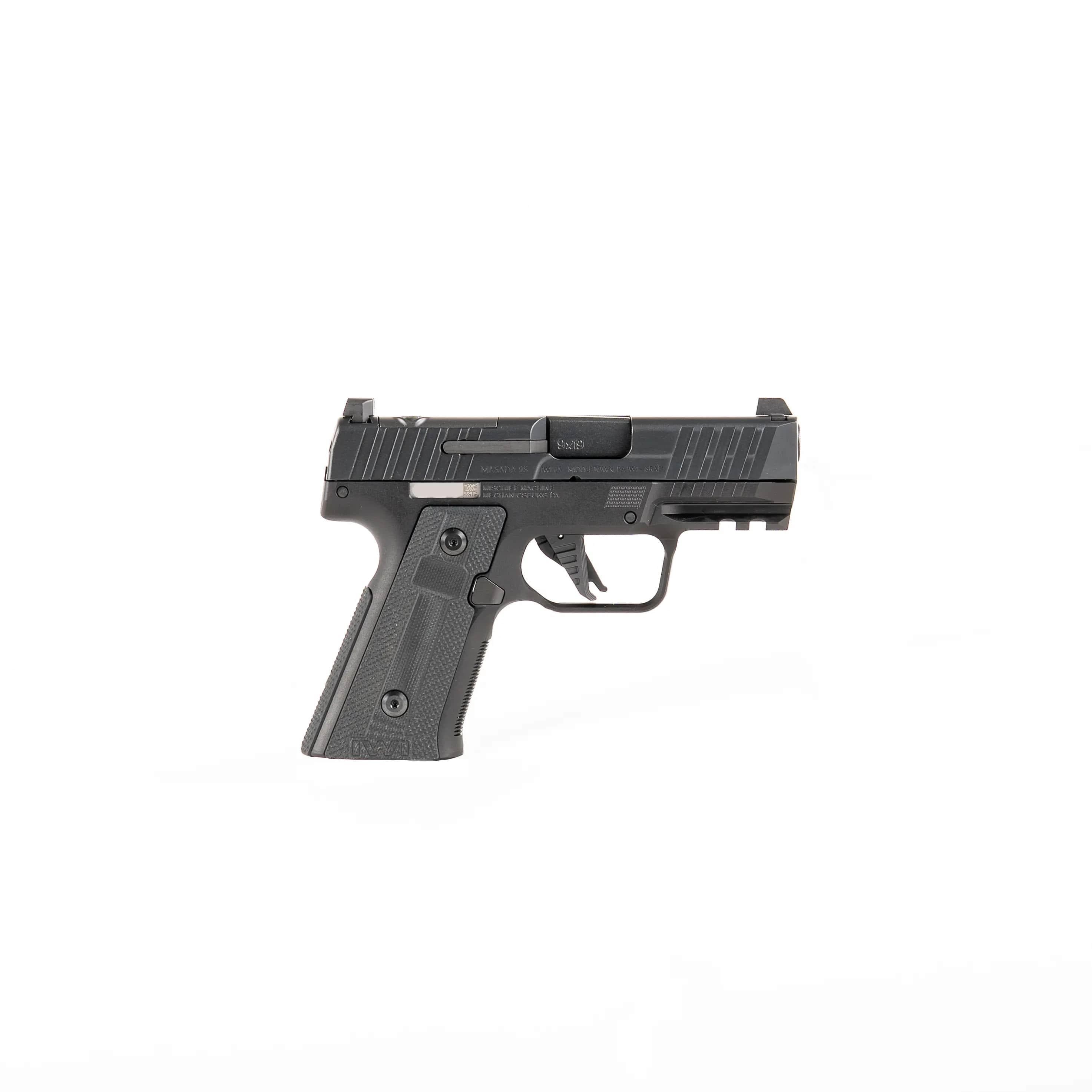 IWI Masada Slim Commander Elite Handgun 9MM Luger 10RD Magazine(2) 3.4" Barrel Aluminum Frame Rmsc Optics Cut