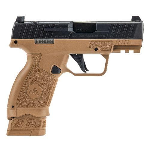 IWI Masada Slim Elite Handgun 9MM Luger 13RD (1) & 17RD (1) Magazines 3.4" Barrel Coyote Brown