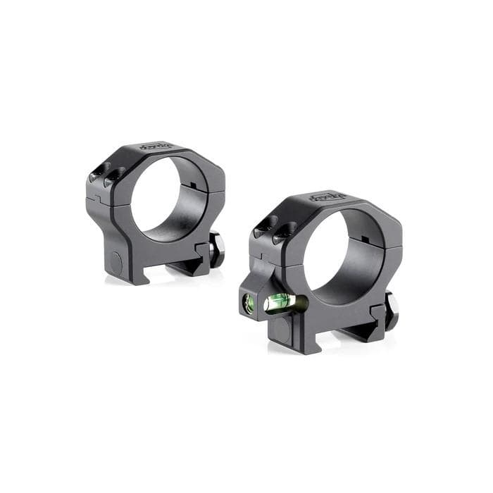 RPM Precision 34MM Low (.885'') Scope Rings with Co-Linear Bubble Level