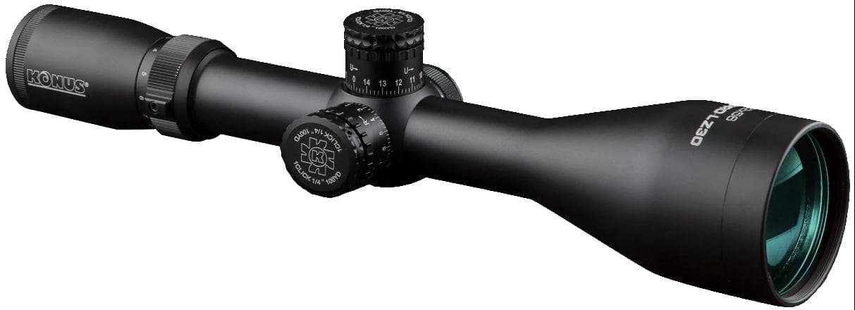 Konus Konuspro LZ-30 Hunting Rifle Scope- 3-12X56MM 30MM SFP Engraved/Illum. German-4 Reticle