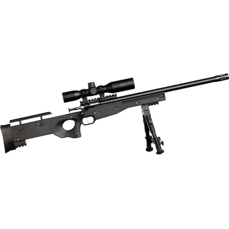 Keystone Crickett Precision Rifle Carbon Fiber .22 LR Single Shot 16.1'' Barrel Black Synthetic Stock W/Scope Bipod