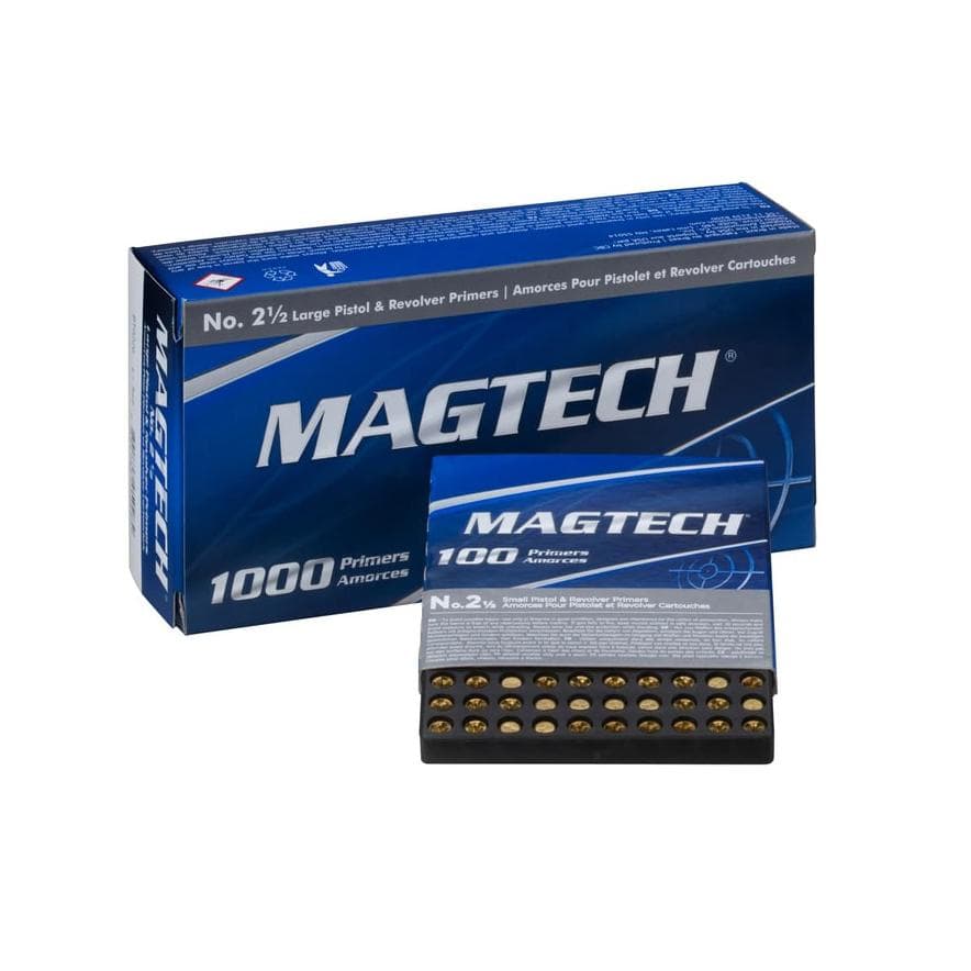 Magtech Large Pistol Primer (2½) -1000/Ct
