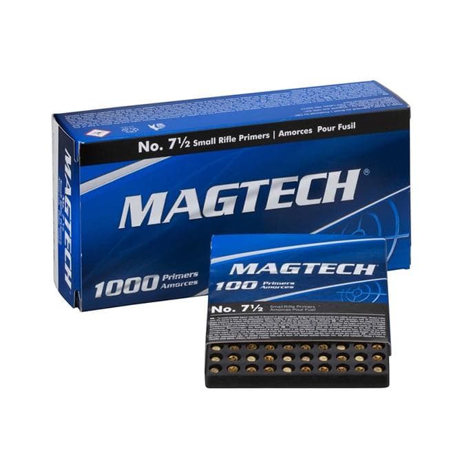 Magtech Small Rifle Primer 7½ - 1000/Ct