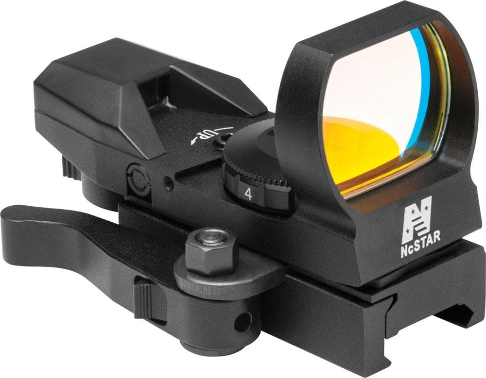 Ncstar Green Four Reticle Reflex - QR Mount - Black