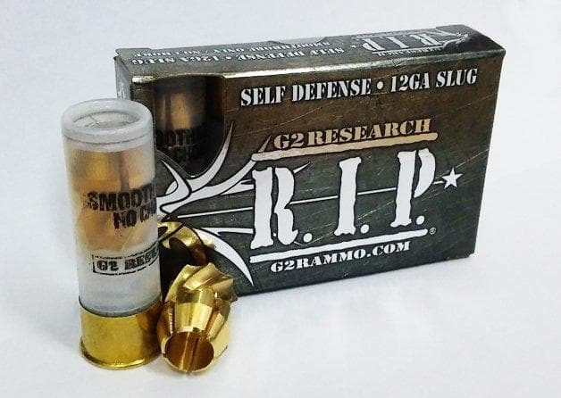 G2 Research R.i.p. Shotshells 12 Ga 2-3/4" 1430 FPS Fragmenting Slug 5/Ct