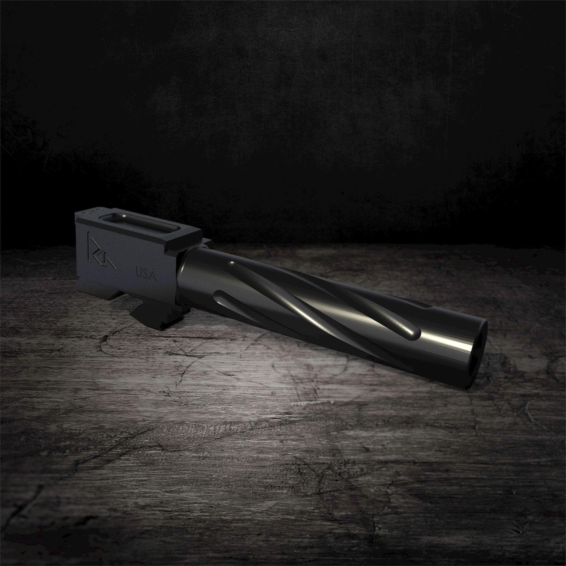 Rival Arms Barrel for Glock Model 19 Gen3/4 Twist Black