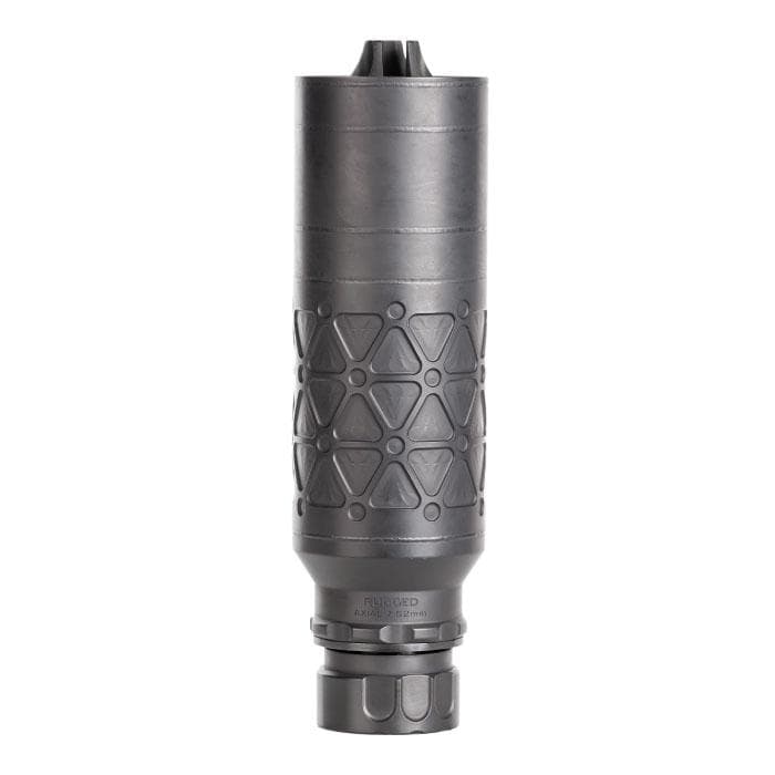 Rugged Axial 7.62 Quick Attach Suppressor 7.62MM Cobalt 6/Stainless Steel 5/8×24 Thread Pitch