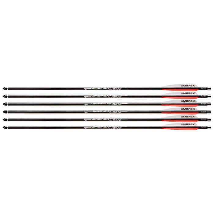 Umarex Airsaber Air Archery Airgun Arrows Carbon Fiber Field Tip 6/Ct