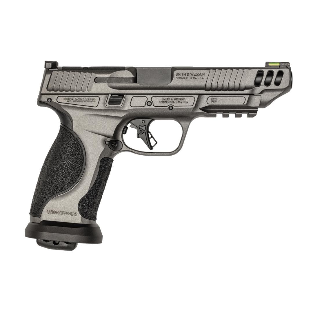 S&W M&p9 M2.0 Performance Center Competitor Handgun 9MM Luger 10RD Magazines(4) 5" Barrel Gray Cerakote Optic Ready