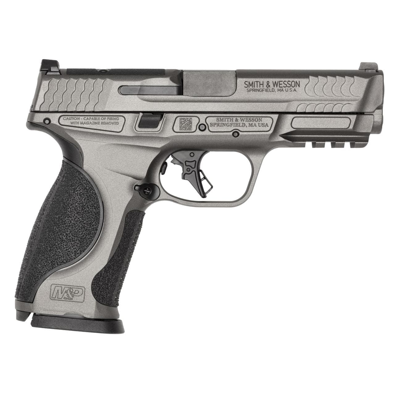 S&W M&P 40 M2.0 Metal Optic Ready Handgun .40 S&W 15RD Magazines(2) 4.22" Barrel No Safety Gray Finish