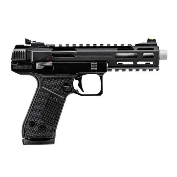 Beretta B22 Jaguar SAO Handgun .22 LR 10RD Magazines(2) 5.25" Non Threaded Tact Metal Barrel Black Frame