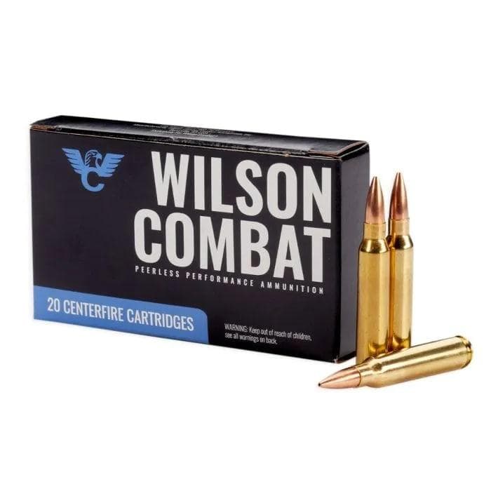 Wilson Combat Sierra Matchking Rifle Ammunition .223 Rem 69GR HPBT 2700 FPS 20/Ct