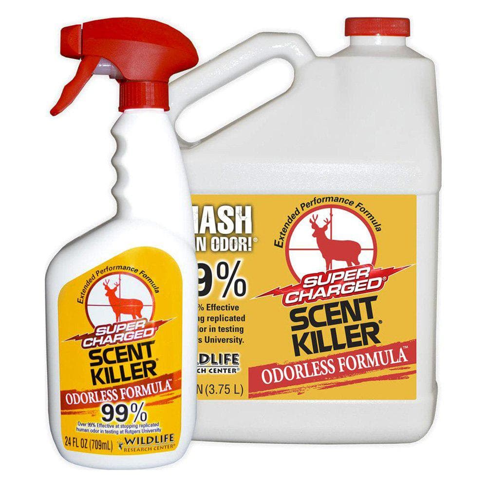 Wildlife Scent Killer Super Charged Gallon and 24 Oz Spray Bottle Combo