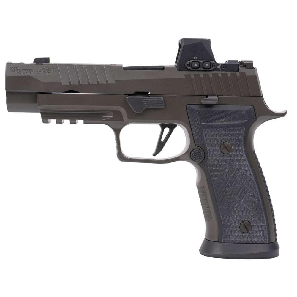 SIG Sauer P320 AXG Legion Handgun 9MM Luger 21RD Magazines (2) 3.9" Barrel Grey with Romeo-X Red Dot