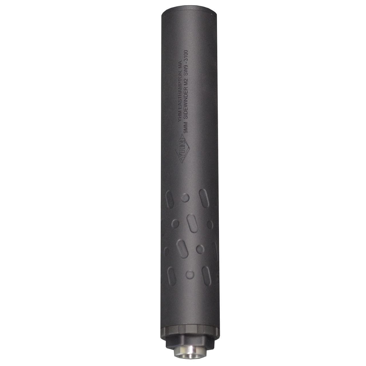YHM 9MM Sidewinder M2 Direct Thread Suppressor 9MM Luger Aluminum/Steel Black 1/2?-28