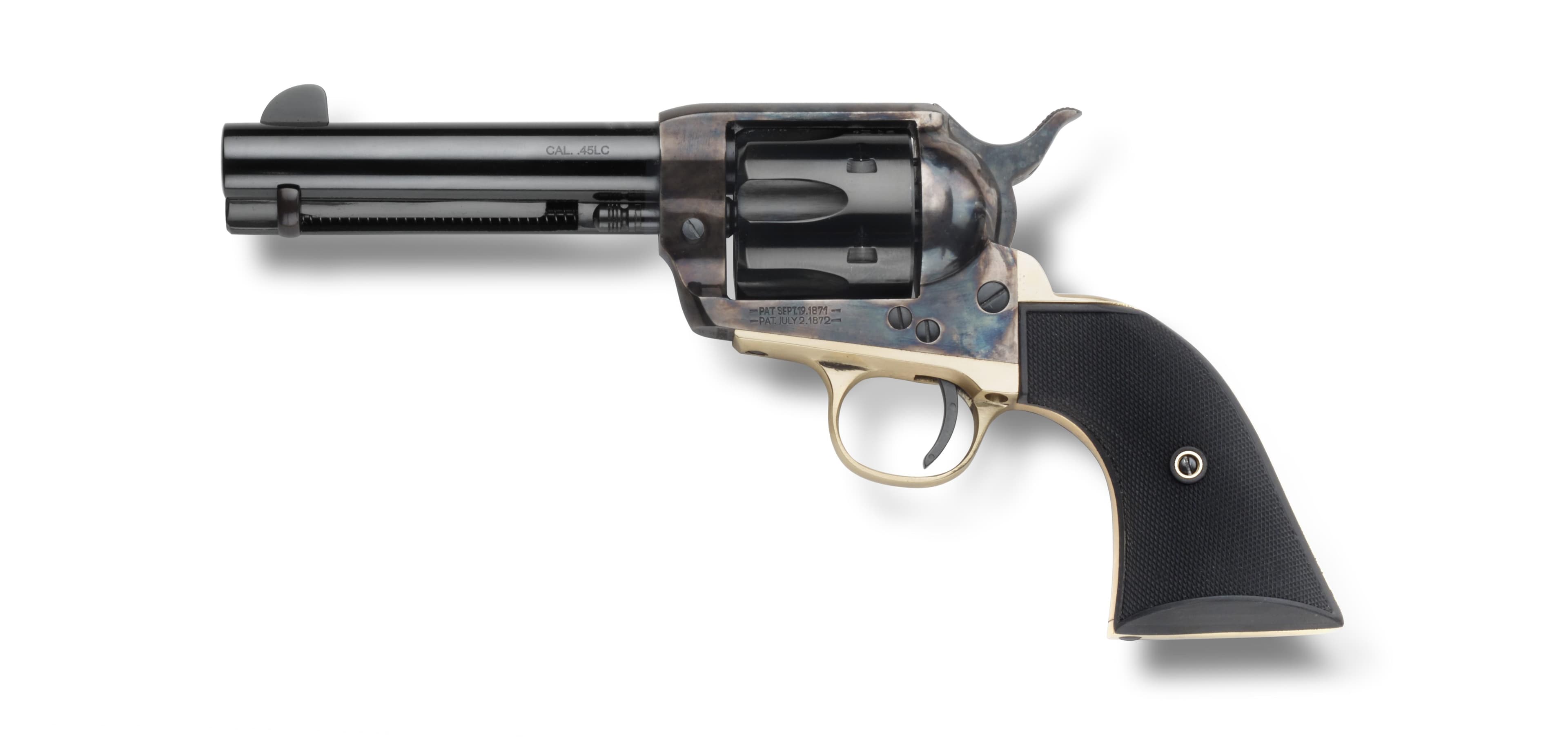 Pietta 1873 Gunfighter Handgun .357 MAG 6RD Capacity 4.75" Barrel Black Grips