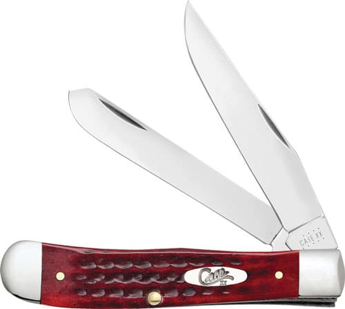 CASE Knives Pocket WORN OLD - RED BONE CORN COB JIG Trapper