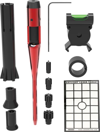 Laserlyte Laser Bore Sight MBS Deluxe Kit .22-.50 Cal with Shotgun Adapters