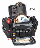 G-Outdoors Medium Range Bag with Lift Ports & 2 Ammo Dump Cups Black