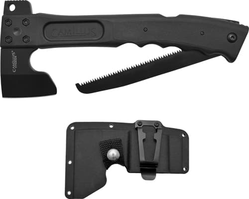 Camillus Camtrax 3-in-1 - Hatchet 7" Lockback Foldng SAW