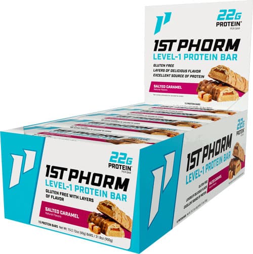 1ST Phorm Level 1 BAR - Salted Caramel 15 BARS