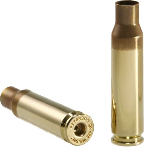 Peterson Srp(small Rifle Primer) Unprimed Brass 308 Win - 50/Ct