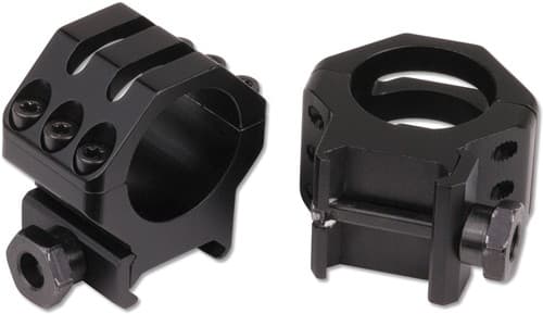 Weaver 6-Hole Aluminum Scope Rings 1" High Matte