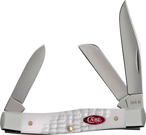 CASE Knives White Synthetic - Sparxx STD JIG Medium Stockman