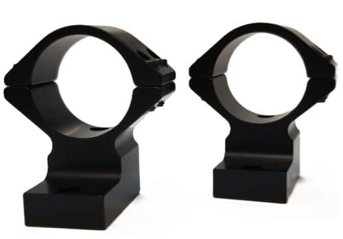 Talley Lightweight Alloy Scope Mounts - Black Anodized - 30MM - Low Knight MK 85 Tikka T3 & Tikka Master