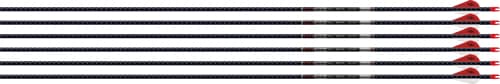 Easton Arrow 5MM FMJ 300 W/ HO - 6-PACK W/ 2" Blazer Vanes