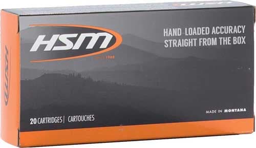 HSM 25-06 REM 120GR BTSP - 20RD 20BX/CS