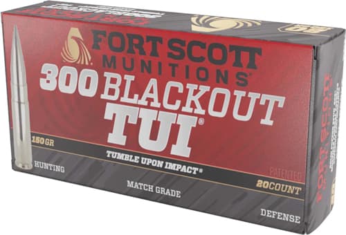 Fort Scott Munitions 300 Blackout Rifle Ammo - 150GR | 20RD Box