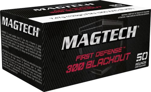 Magtech First Defense Tactical Rifle Ammunition .300 Blackout 123GR FMJ 2230 FPS 50/Ct
