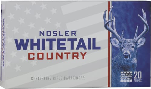 Nosler Whitetail Country Rifle Ammunition 6.5 Creedmoor 140GR SP 2650 FPS 20/Ct