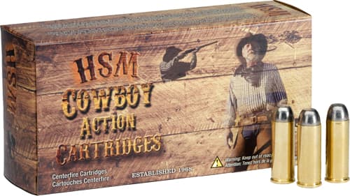 HSM Cowboy Action Hard Cast Handgun Ammunition .44 Rem MAG 240GR SWC 1150 FPS 50/Ct