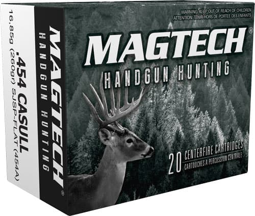 Magtech Handgun Ammunition .454 Casull 260 Gr JSP 1800 FPS 20/Ct