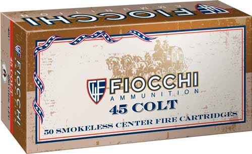 Fiocchi Cowboy Action .45 LC 250 Gr Lead RNFP Handgun Ammo - 50/Ct